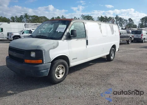 2006 Chevrolet Express Work Van z USA, uszkodzony, nr VIN 1GCHG39U961151928